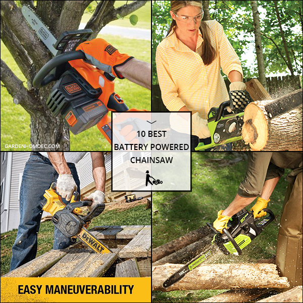 10 Best Battery Powered Chainsaw