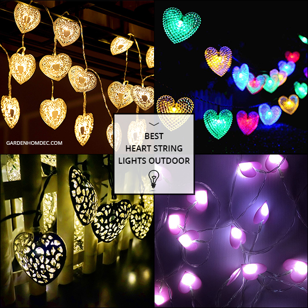 Best Heart String Lights Outdoor