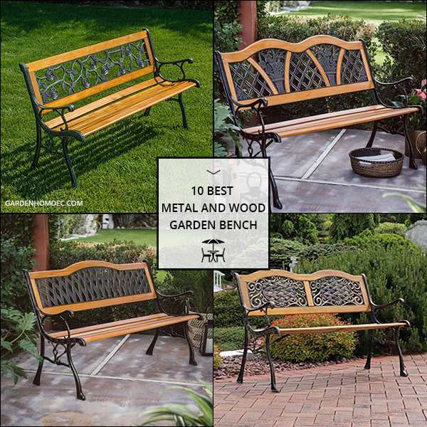 Top Rated Metal And Wood Garden Bench