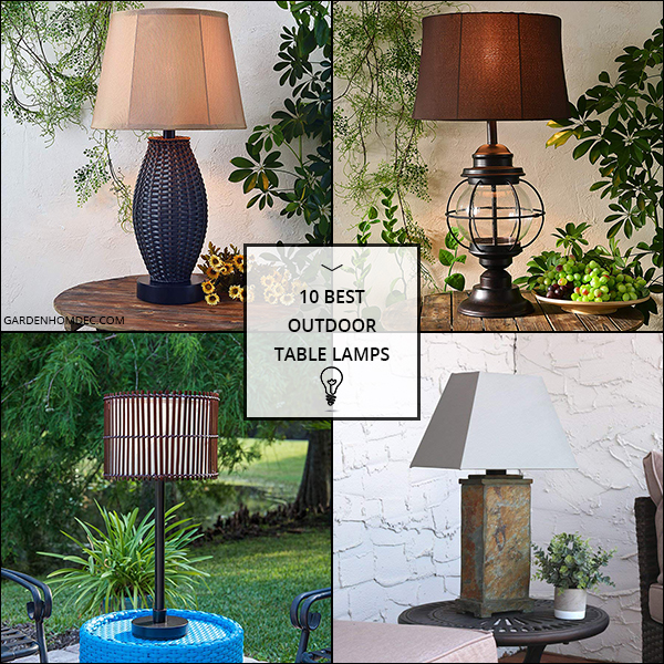 10 Best Outdoor Table Lamps