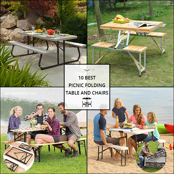 Best Picnic Folding Table And Chairs